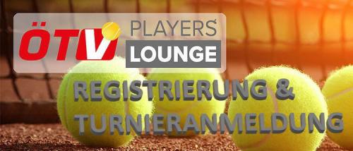 Turnieranmeldung nur mehr über die ÖTV-Players Lounge möglich